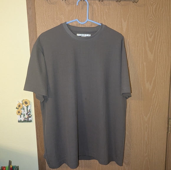 Perry Ellis Other - Perry Ellis Short Sleeve Dark Tan Shirt Men's XL